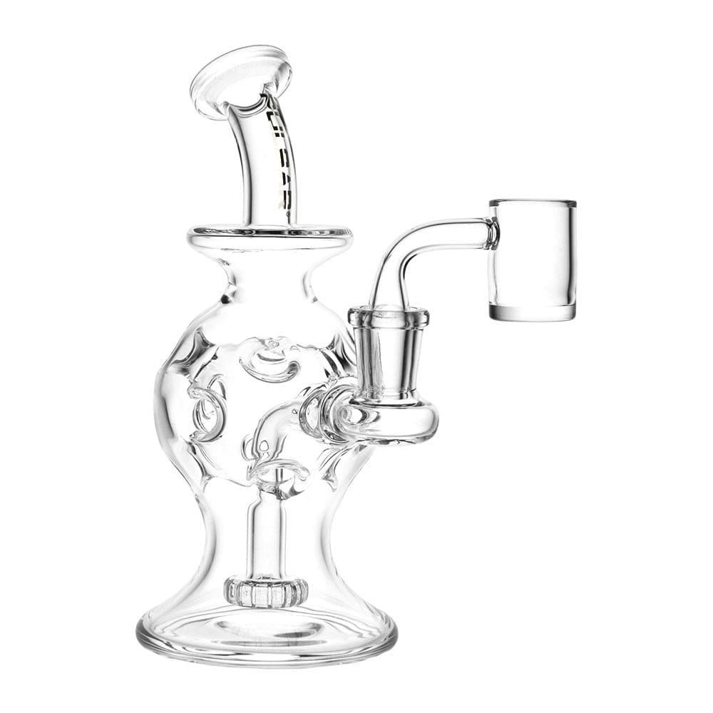 Pulsar Ball Egg Style Dab Rig Recycler - 7" / 14mm F / Clear