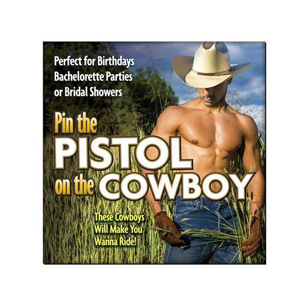 Pin The Pistol On The Cowboy Hens Party Game