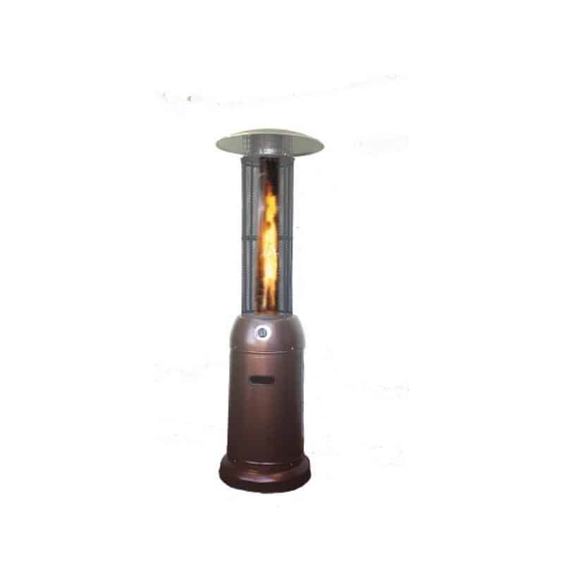 SUNHEAT Decorative Flame Round Propane Patio Heater
