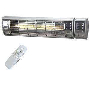 Sunheat Commercial/Restaurant 1500 Watt Electric Wall (or Tripod) Mounted Patio Heater with Remote