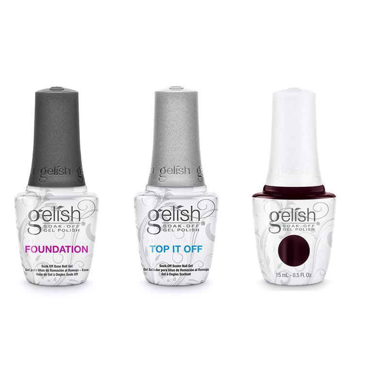 Harmony Gelish Combo - Base, Top & A Little Naughty