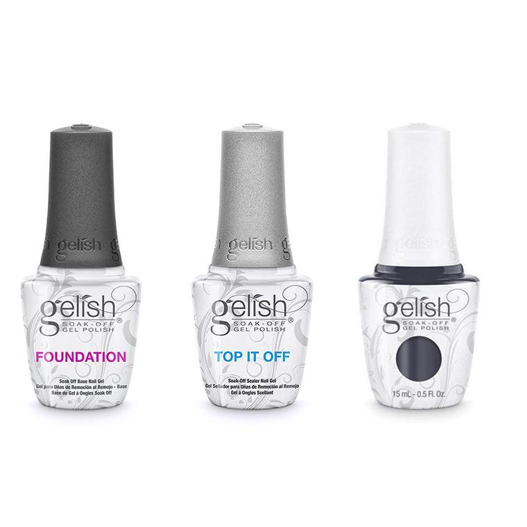 Harmony Gelish Combo - Base, Top & Jet Set