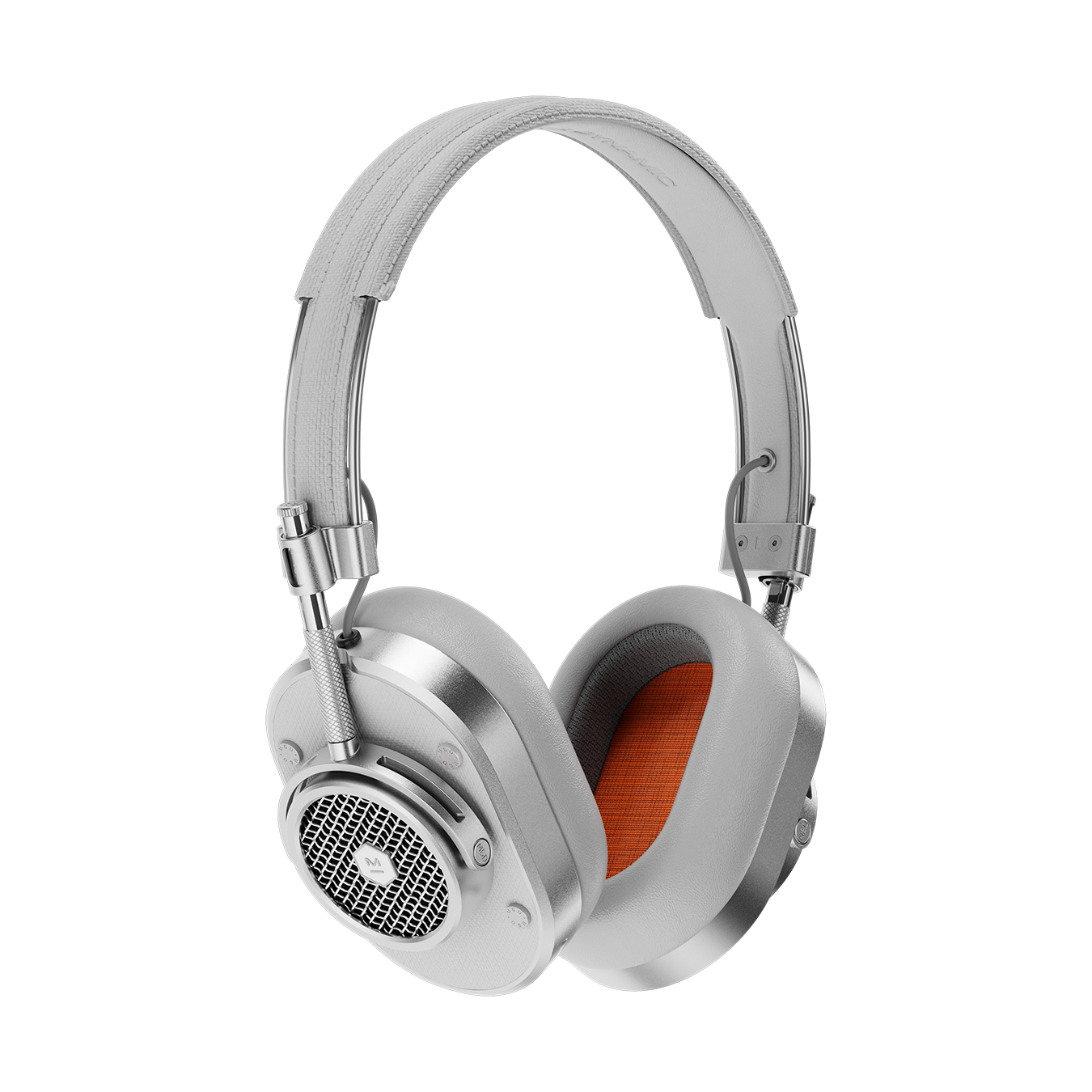 Master & Dynamic® MH40 Wireless Over-Ear Premium Leather Headphones - Silver Metal/Grey