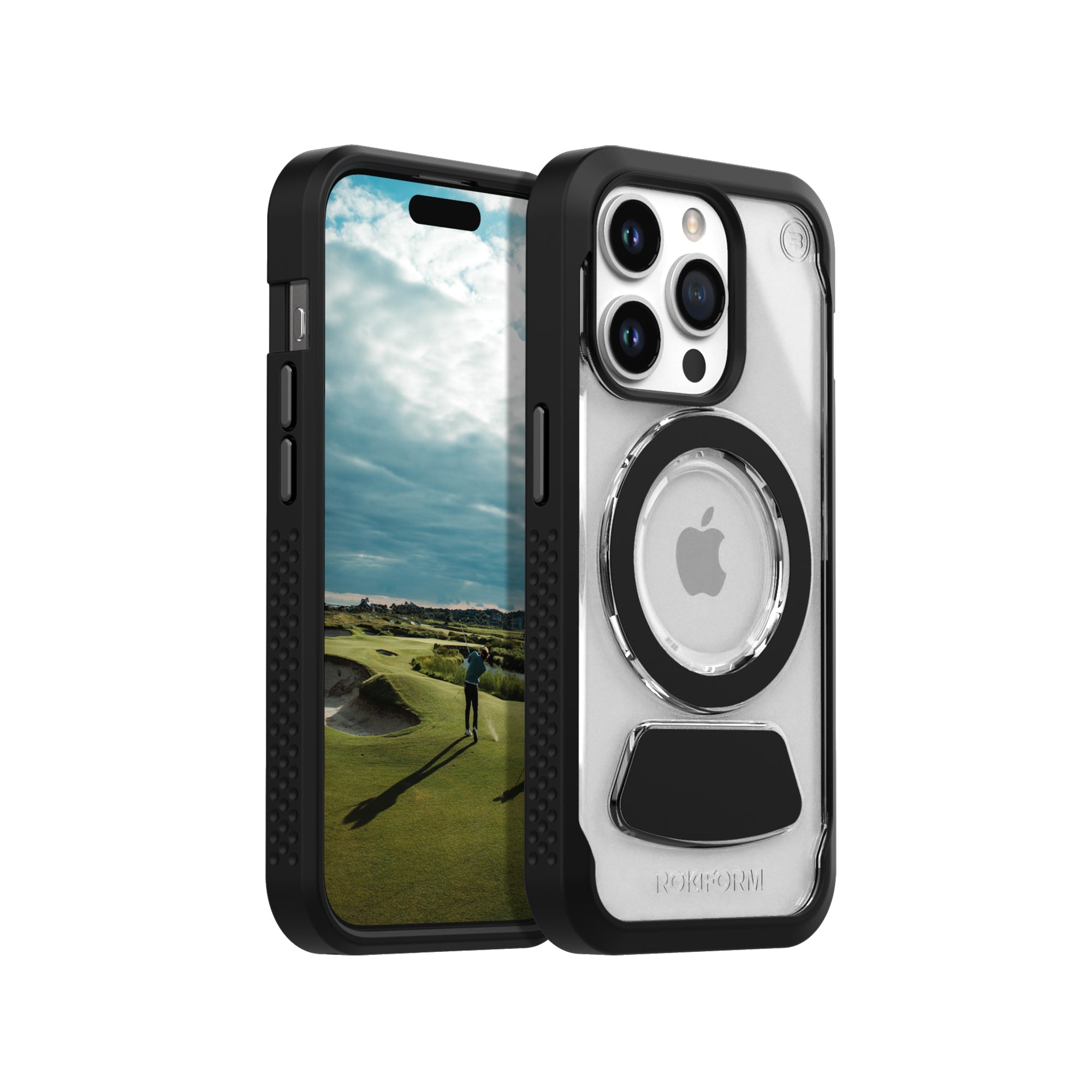 iPhone 15 Pro Eagle 3 Magnetic Golf Clear Phone Case