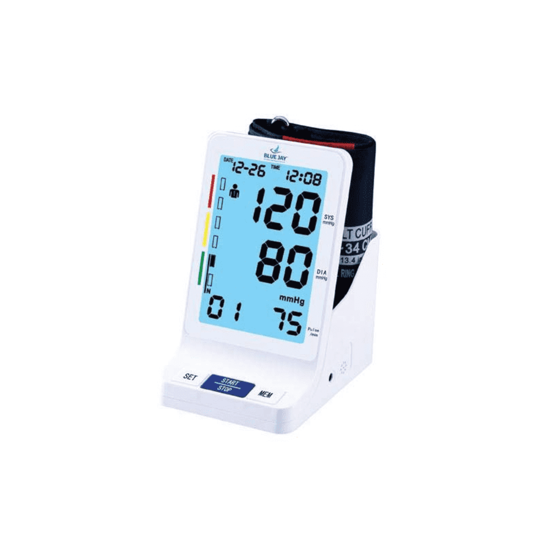 Blue Jay Perfect Measure Big Digit Talking DLX Blood Pressure Monitor