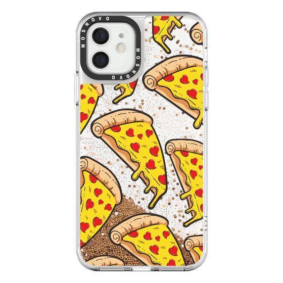 Pizza Glitter Phone Case - iPhone 12 Case