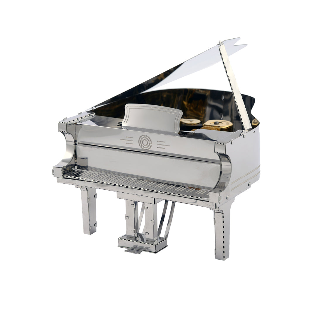 23pcs 3D Metal Piano Model Building Kit Music Box- Grande Pianola